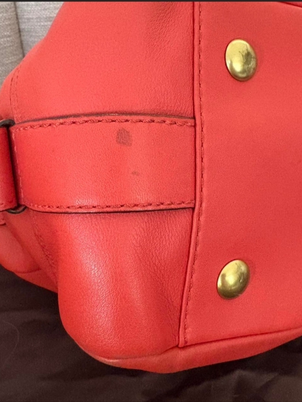 Coach Bleecker Street Leather Shoulder Bag Double Kiss Locks 11257 Ellie Style - Picture 8 of 8